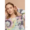 Womens Pellover Tie Dye Top Wathbonts